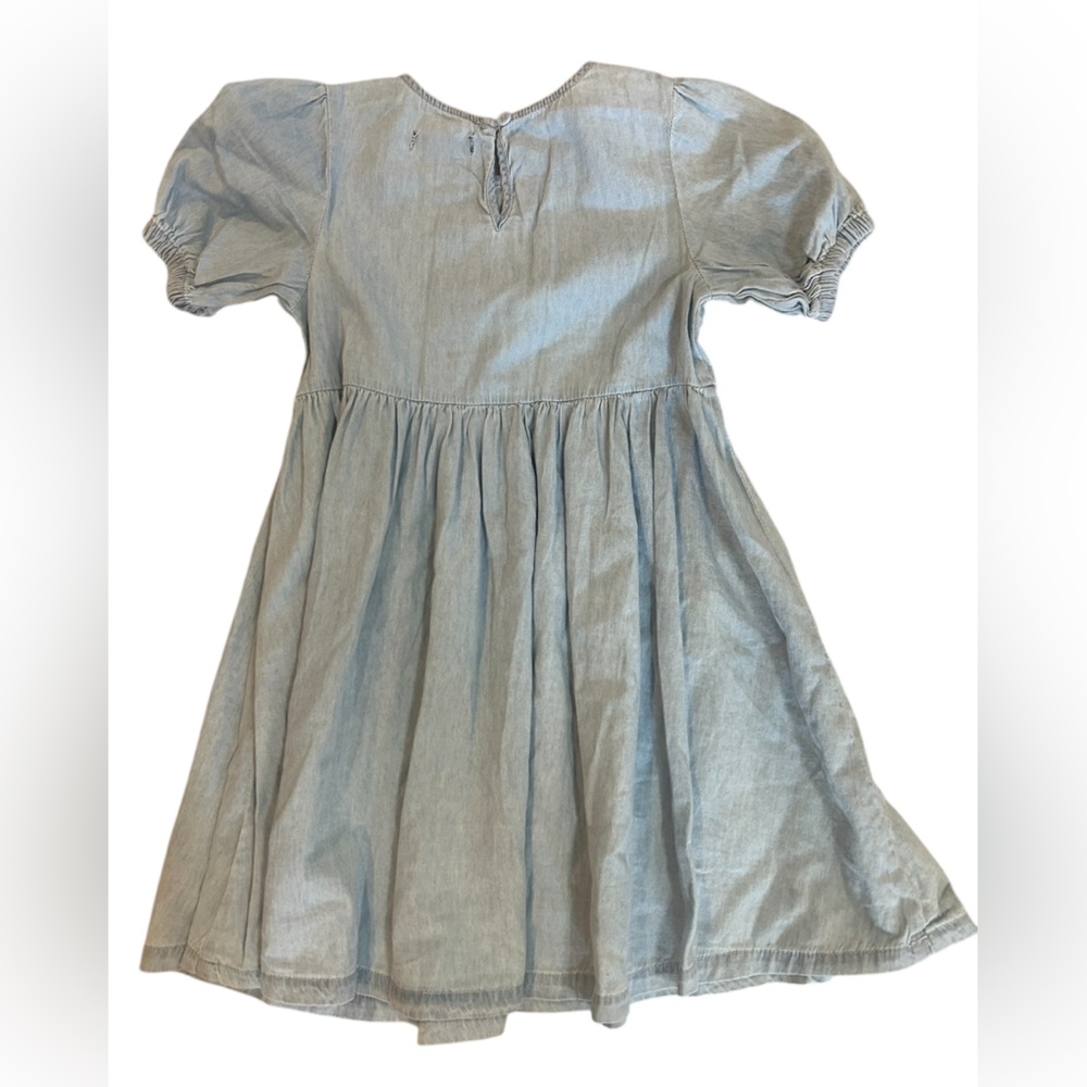 Social Standard by Sanctuary Girls Denim Dress With Floral Jacket NWT Small 6/7 - Picture 4 of 16